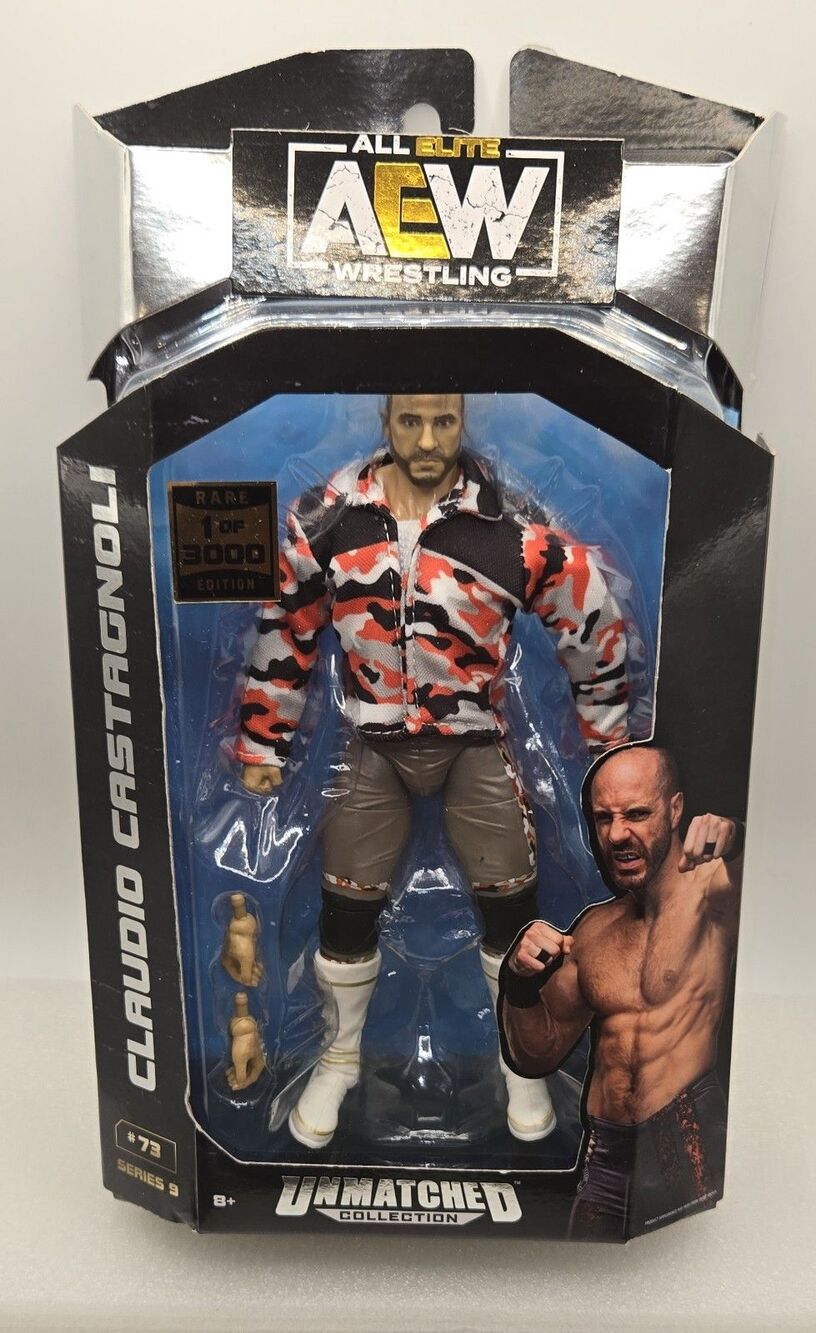 Rare AEW Wrestling Claudio Castagnoli Unmatched Collection Series 9 #73 1 of3000